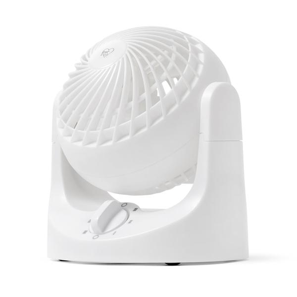 Imagem de Ventilador IRIS USA WOOZOO Small Desk de 3 velocidades de 7 polegadas branco