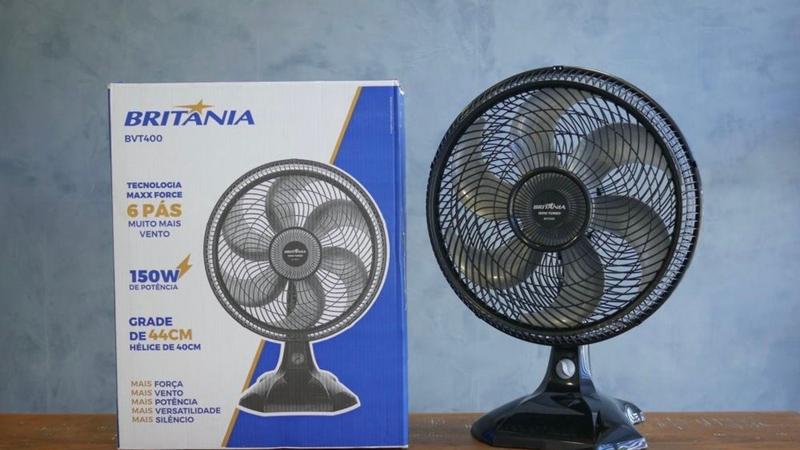 Imagem de Ventilador Maxx Force 2 Em 1 mesa e parede 150w Britânia 220v