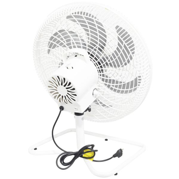 Imagem de Ventilador Mesa Chão 50cm Plástico 200W Branco Industrial Turbo Turbão 6 Pá Bivolt 110V 220V Vitalex