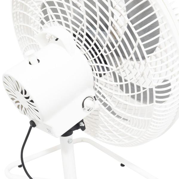 Imagem de Ventilador Mesa Chão 50cm Plástico 200W Branco Industrial Turbo Turbão 6 Pá Bivolt 110V 220V Vitalex