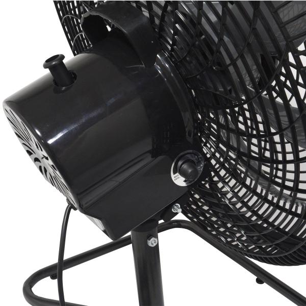 Imagem de Ventilador Mesa Chão 50cm Plástico 200W Preto Industrial Turbo Turbão 6 Pás Bivolt 110V 220V Vitalex