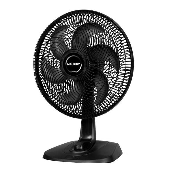 Imagem de Ventilador mesa e parede turbo fresh preto 40cm 220v mallory