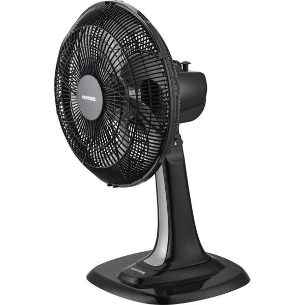 Imagem de Ventilador Mesa Ventisol Turbo 6 Pas 30cm Preto/Cinza 127v