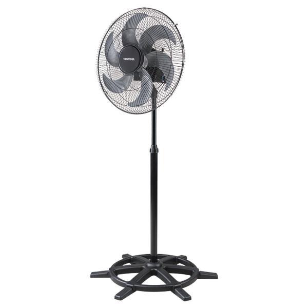 Imagem de Ventilador Osc De Coluna Steel 50cm 6 Pás - Bivolt - Preto/prata