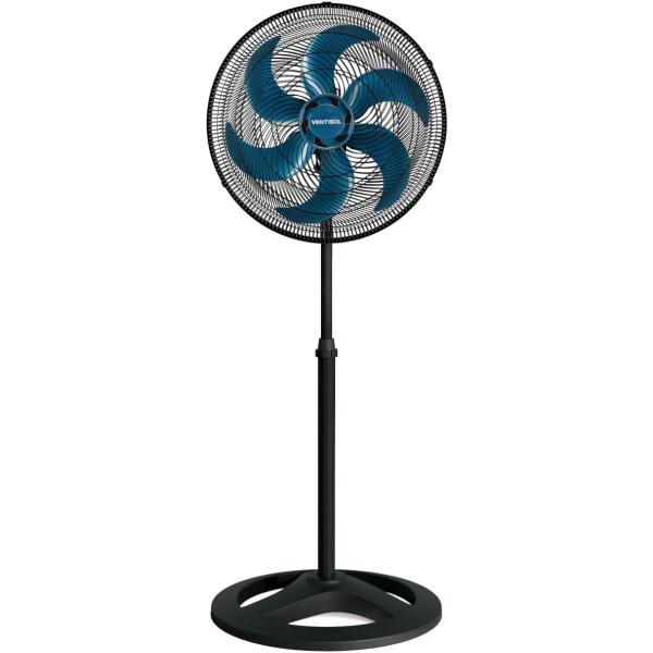 Imagem de Ventilador Osc De Coluna Turbo 50cm 6 Pás - 127v - Preto/azul