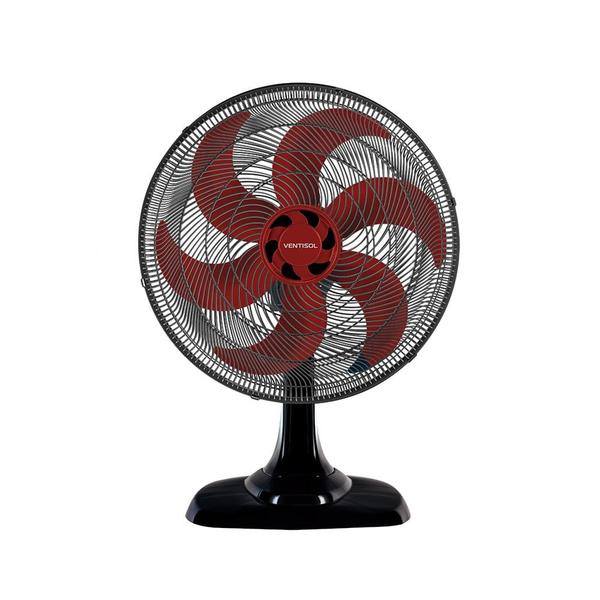 Imagem de Ventilador Osc Mesa Turbo 6 50cm 6 Pás - 127v - Preto/vermelho