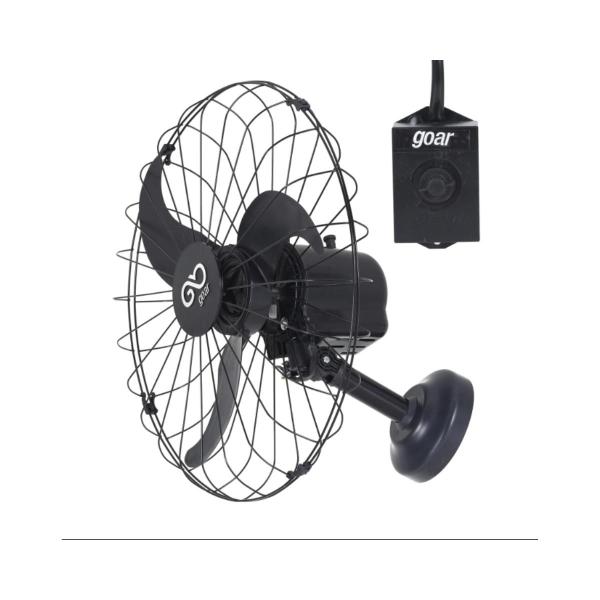 Imagem de Ventilador Osc Parede 60cm Bivolt Preto - Goar