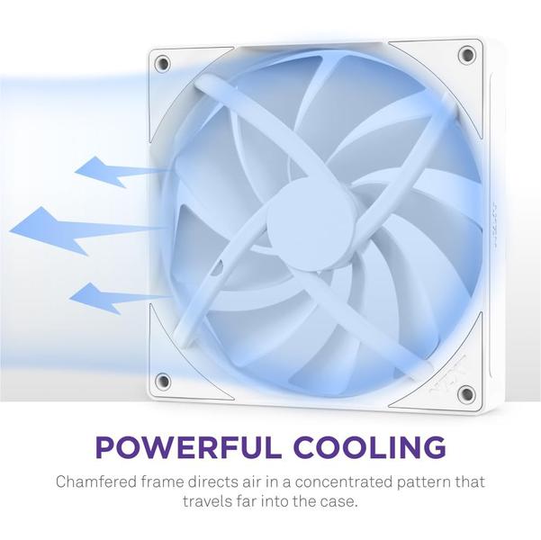 Imagem de Ventilador para PC NZXT F140Q 120 mm Quiet Airflow White