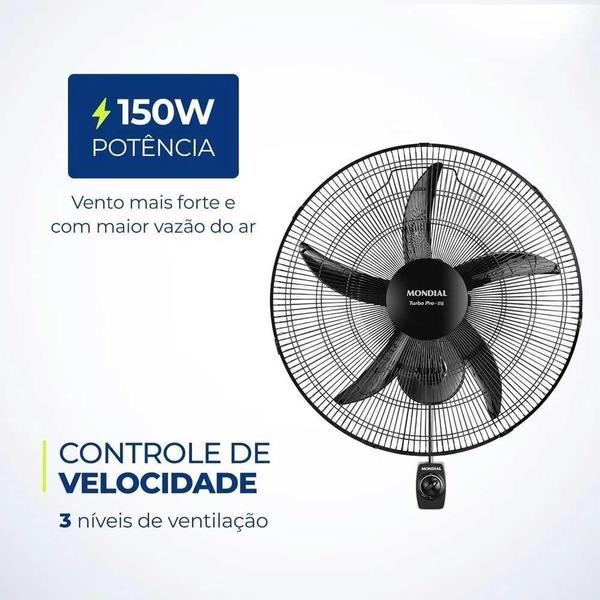 Imagem de Ventilador Parede Mondial Turbo Pro NVP-PRO-50 Preto 220V