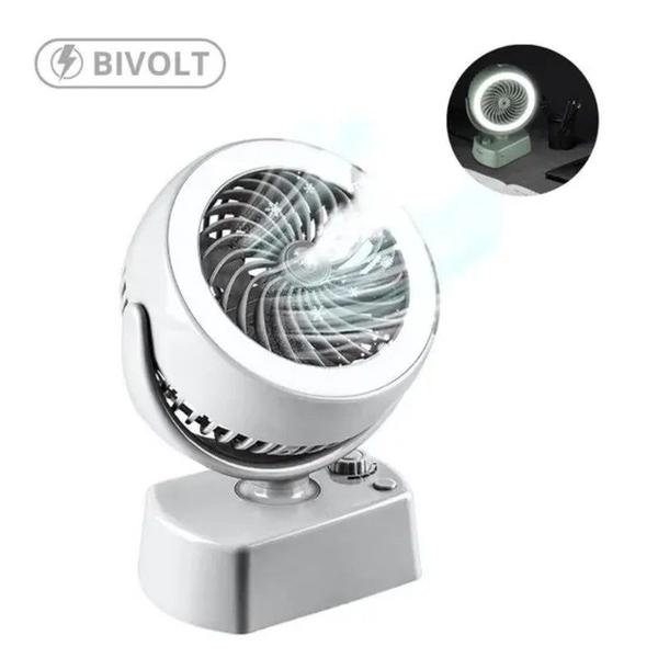 Imagem de Ventilador Pequeno Bivolt com LED, USB