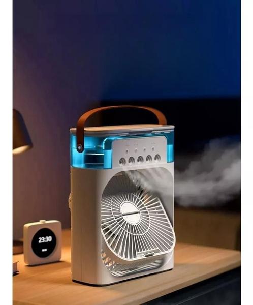 Imagem de Ventilador Portátil Pulverizador Umidificador Aromatizador De Ar Portatil