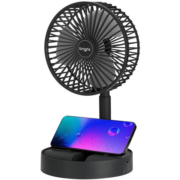 Imagem de Ventilador Portátil Recarregável BRIGHT VN003 Preto