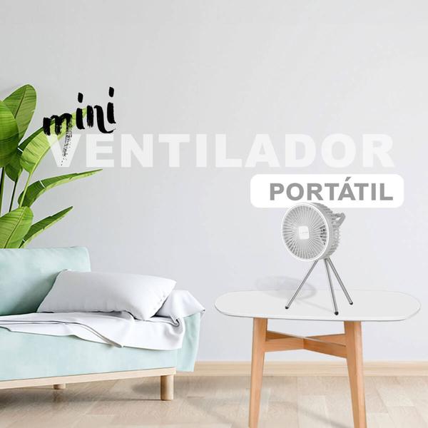 Imagem de Ventilador Portatil Recarregavel com Led