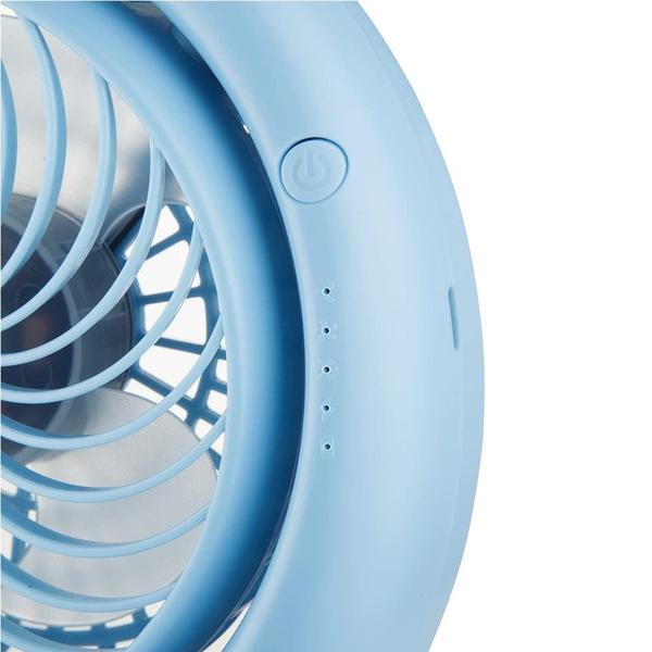 Imagem de Ventilador portátil recarregável Viniper 180 de rotação 3 velocidades