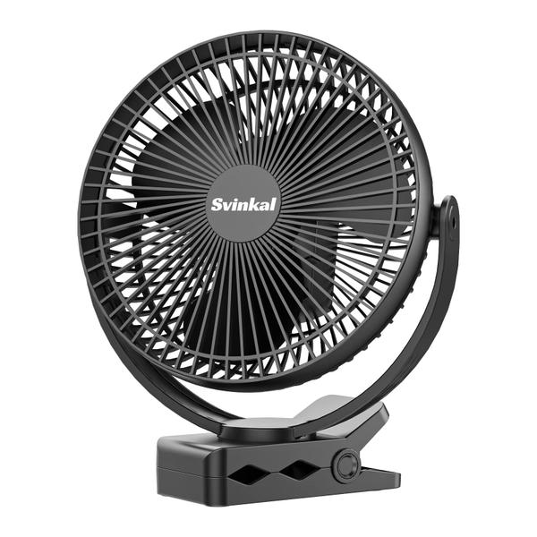 Imagem de Ventilador portátil Svinkal 10000mAh com carregamento tipo C