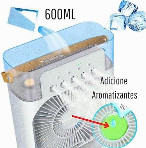 Imagem de Ventilador Portátil Umidificador De Ar Reservatório Gelo