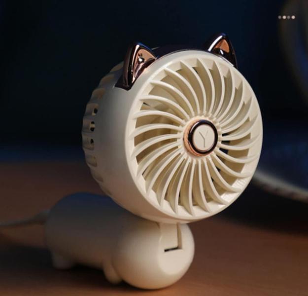 Imagem de Ventilador Portátil USB de Design Encantador Alimentado por USB Portátil e Prático