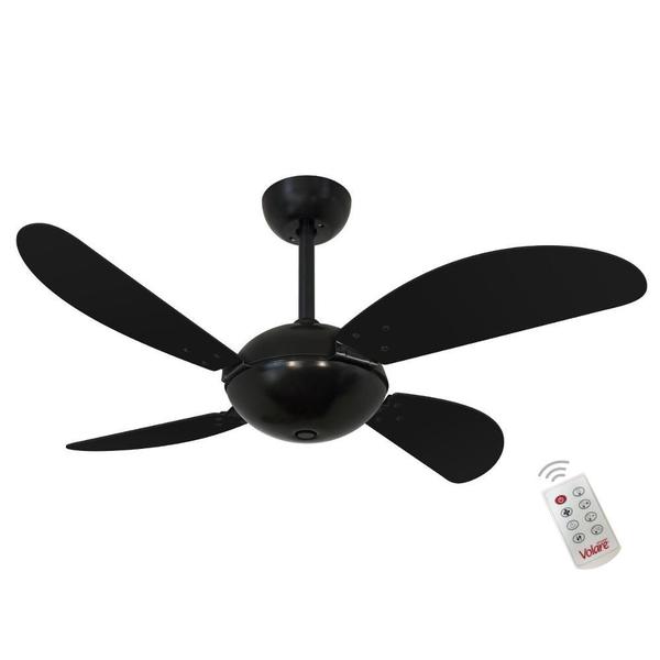 Imagem de Ventilador Preto Air Off Preto 220V e Controle Remoto