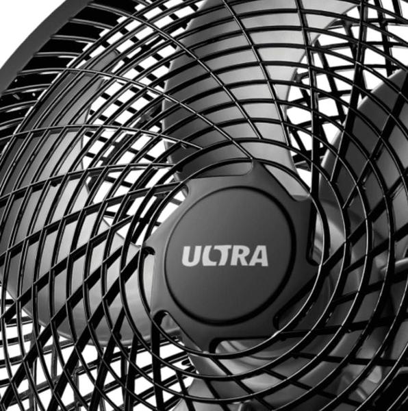 Imagem de Ventilador Preto Mesa E Parede Ultra Mondial V-30 6 Pás 110v Portátil e Potente Ventilador de Parede 2 em 1