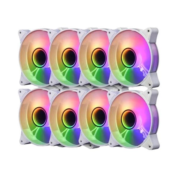 Imagem de Ventilador RGB 120mm Aigo AR12PRO para Gabinete de Computador - 4Pin PWM/3Pin 5V ARGB