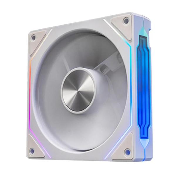 Imagem de Ventilador Silencioso ARGB de 120mm - 800-1800 RPM - 3/4 Pinos PWM - Efeito RGB