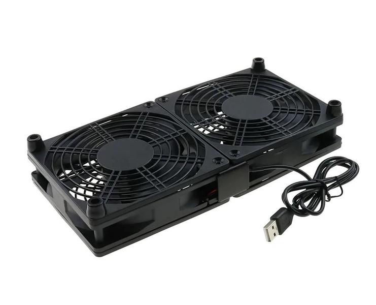 Imagem de Ventilador Silencioso de 120mm/240mm para Roteador, PC e TV - USB e DIY