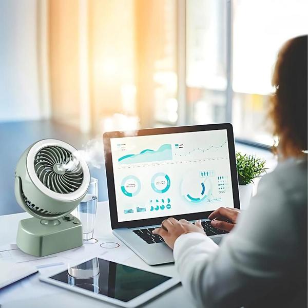 Ventilador Silencioso de Mesa Certificação NF e Alimentação USB - BBG Imagem de Ventilador Silencioso de Mesa Certificação NF e Alimentação USB