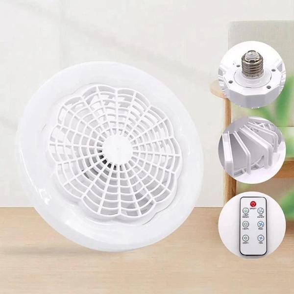 Imagem de Ventilador Silencioso De Teto Lâmpada Luminária Led Rgb - ledsmart