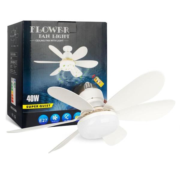 Ventilador Teto 6 Pás Silencioso Controle Ajustável E - Bivena Imagem de Ventilador Teto 6 Pás Silencioso Controle Ajustável E