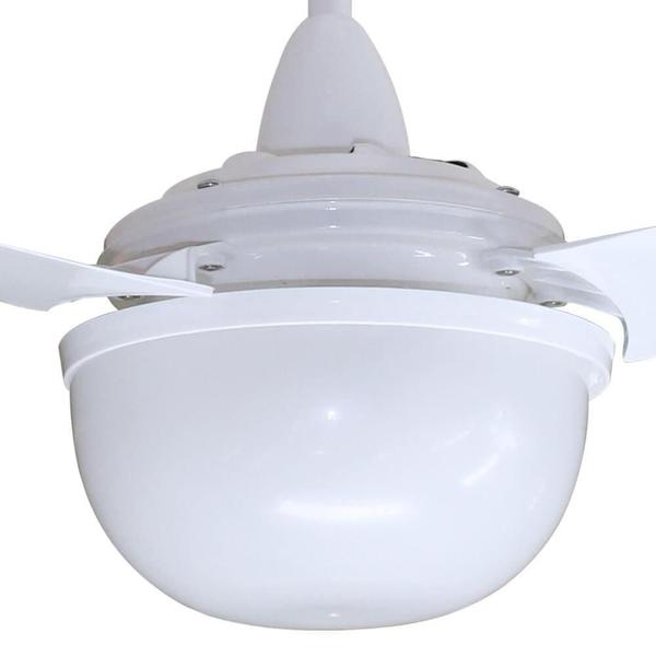 Imagem de Ventilador Teto Aliseu Alisclean Branco Controle Parede