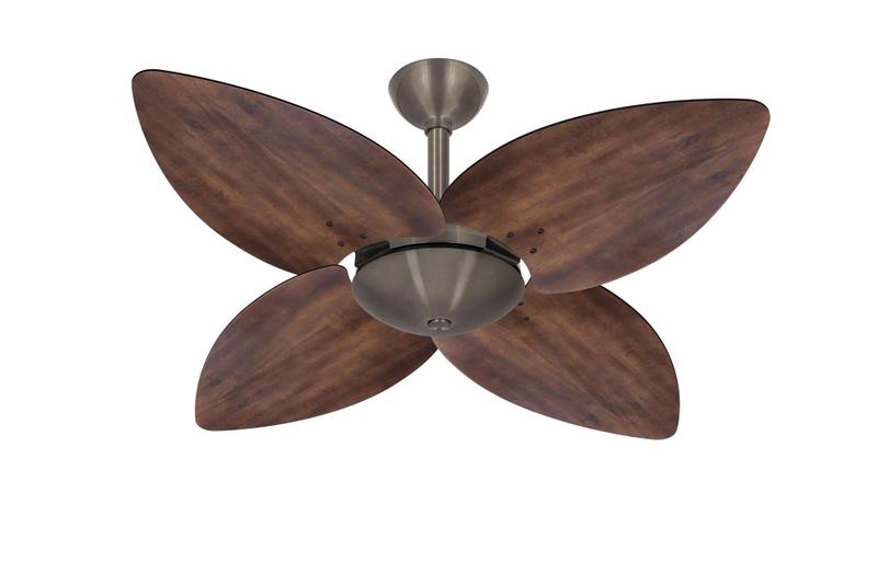 Imagem de Ventilador Teto Bronze Potente 4 Pás Mdf Winds Ventax 110V