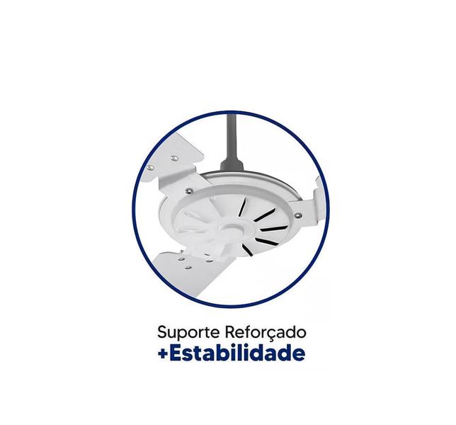 Imagem de Ventilador Teto Comercial 3 Pás Branco 127v 150w Ventex