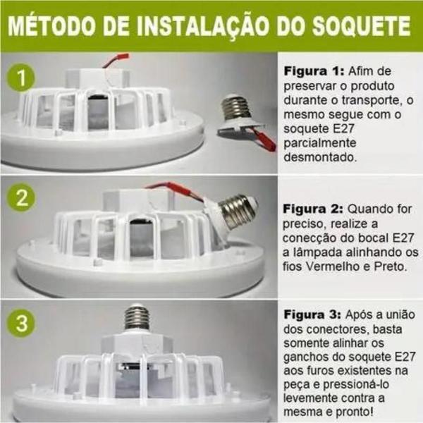 Imagem de Ventilador Teto Inteligente: Ventilador Teto Luz Led