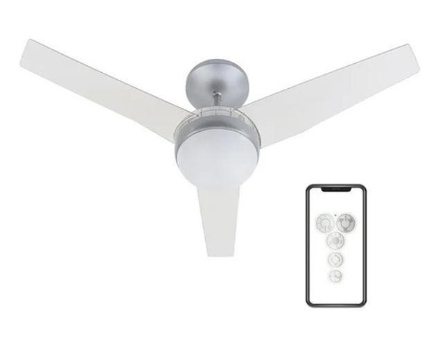 Imagem de Ventilador Teto Jet 110Cm 220V Controle, Bluetooth - Aliseu