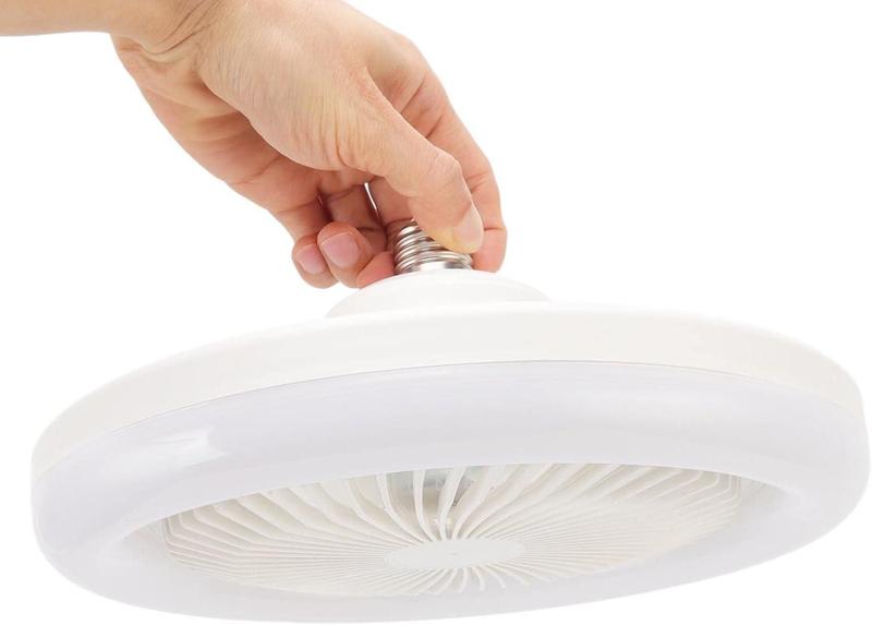 Imagem de Ventilador Teto Lâmpada Encaixe E27 Led 30W Silencioso E