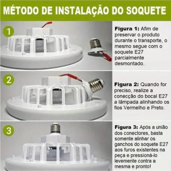 Ventilador Teto Lâmpada Led Controle Remoto 3 Mod Diâmetro - Lâmpada Ventilador Imagem de Ventilador Teto Lâmpada Led Controle Remoto 3 Mod Diâmetro