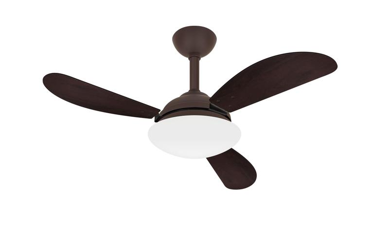 Imagem de Ventilador Teto Potente Varanda Fly Marrom 3 Pás Ventax 220V