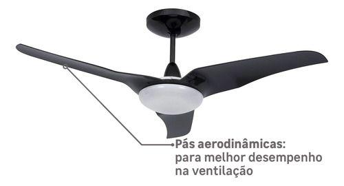 Imagem de Ventilador Teto Slim 106cm Led Ultra Silence 127v - Aliseu