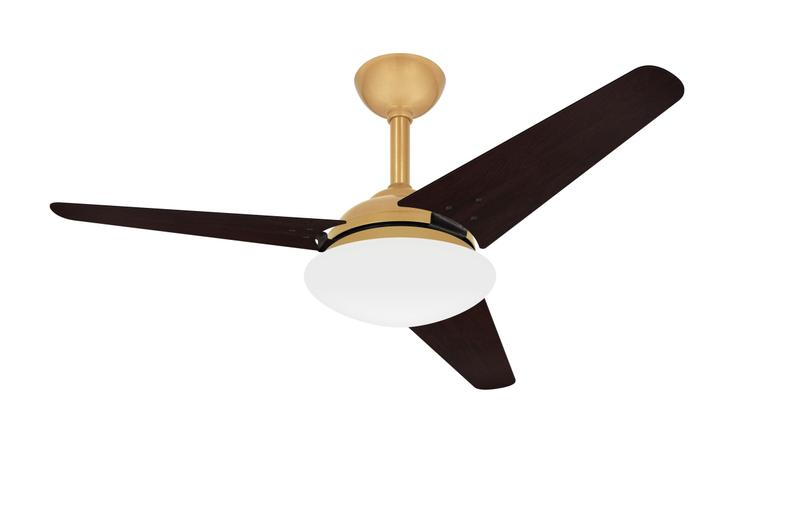 Imagem de Ventilador Teto Turbo Sala Dourado Breeze 3 Pás Ventax 110V