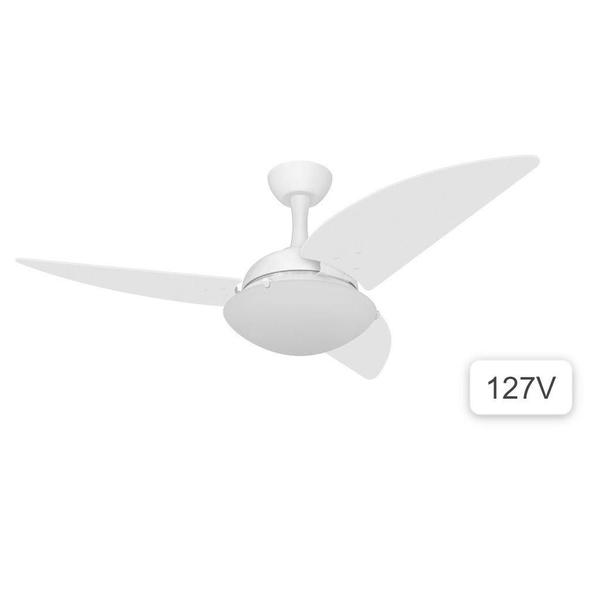 Imagem de Ventilador Teto Ventax Uno Luxuoso 3 Pás 110V Branco