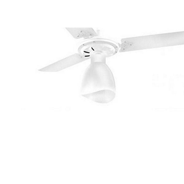 Imagem de Ventilador Teto Venti-Delta Branco 3 Pas Branca + Globo 220V.