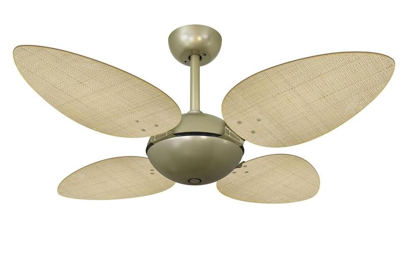 Imagem de Ventilador Teto Volare Ouro Velho Pétalo Palmae Natural 127V