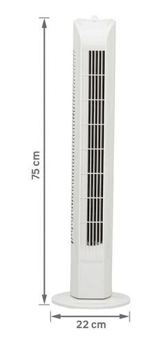 Imagem de Ventilador Torre 75x22cm 45w 220v Com 3 Velocidades Giro 85º