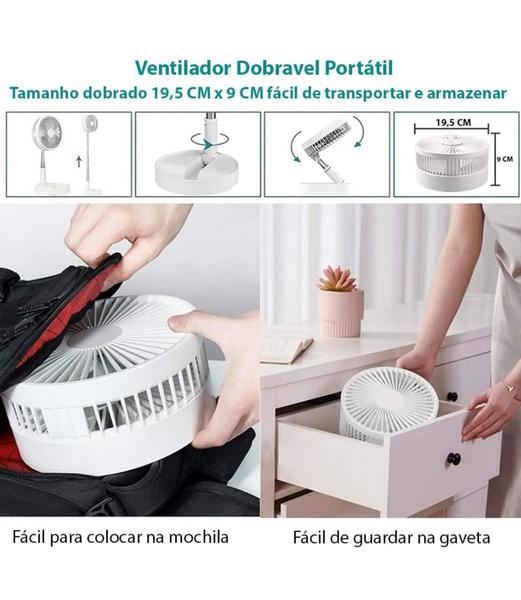 Imagem de Ventilador Torre De Mesa Portatil Usb