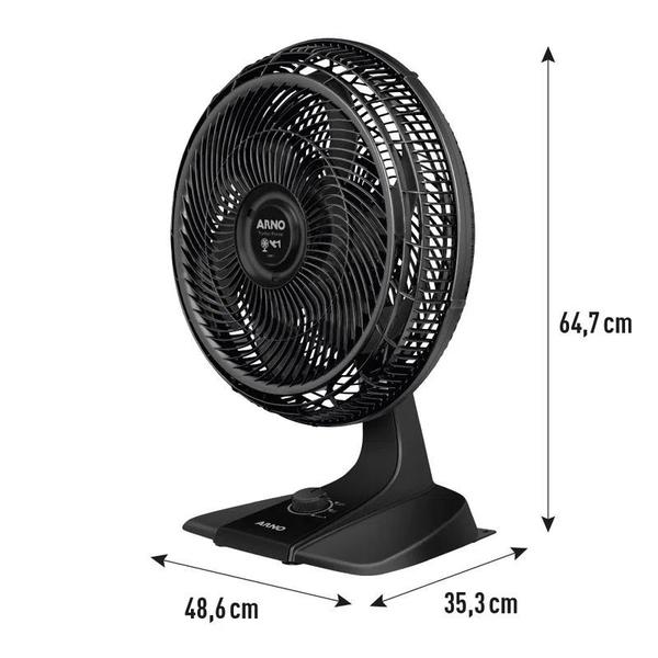 Imagem de Ventilador vf42 2 em 1 turbo force 127v preto arno