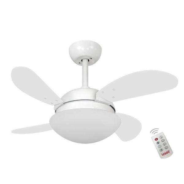 Imagem de Ventilador Volare Fly Mini Branco 127V e Controle Remoto