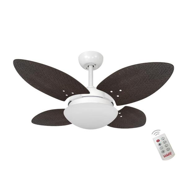 Imagem de Ventilador Volare Mini P Palmae Tabaco 220V Controle Remoto