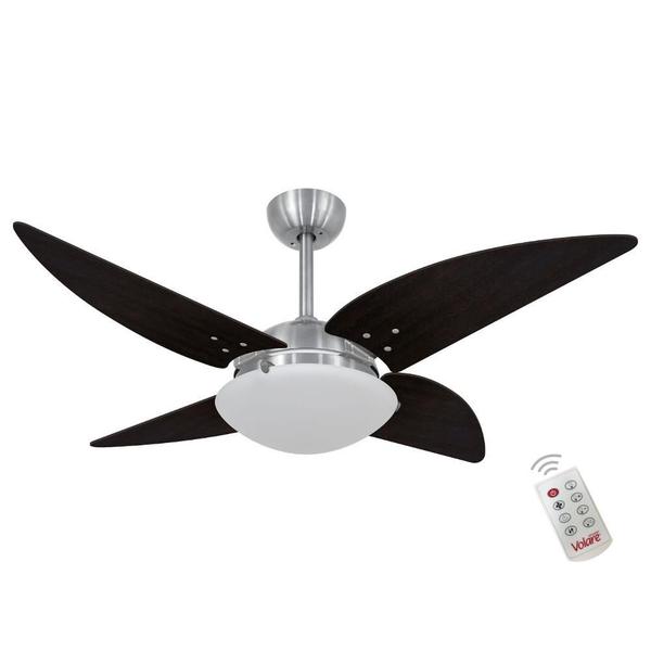 Imagem de Ventilador Volare Quad Tabaco 127V e Controle Remoto