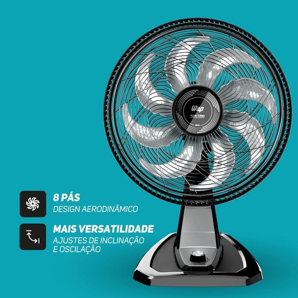 Imagem de Ventilador Wap Parede/Mesa 50cm 2 Em 1  Flow Turbo 127V/180W