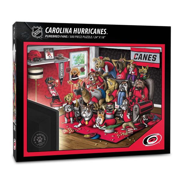 Imagem de Ventiladores de raça pura Puzzle YouTheFan NHL Carolina Hurricanes 500 unidades